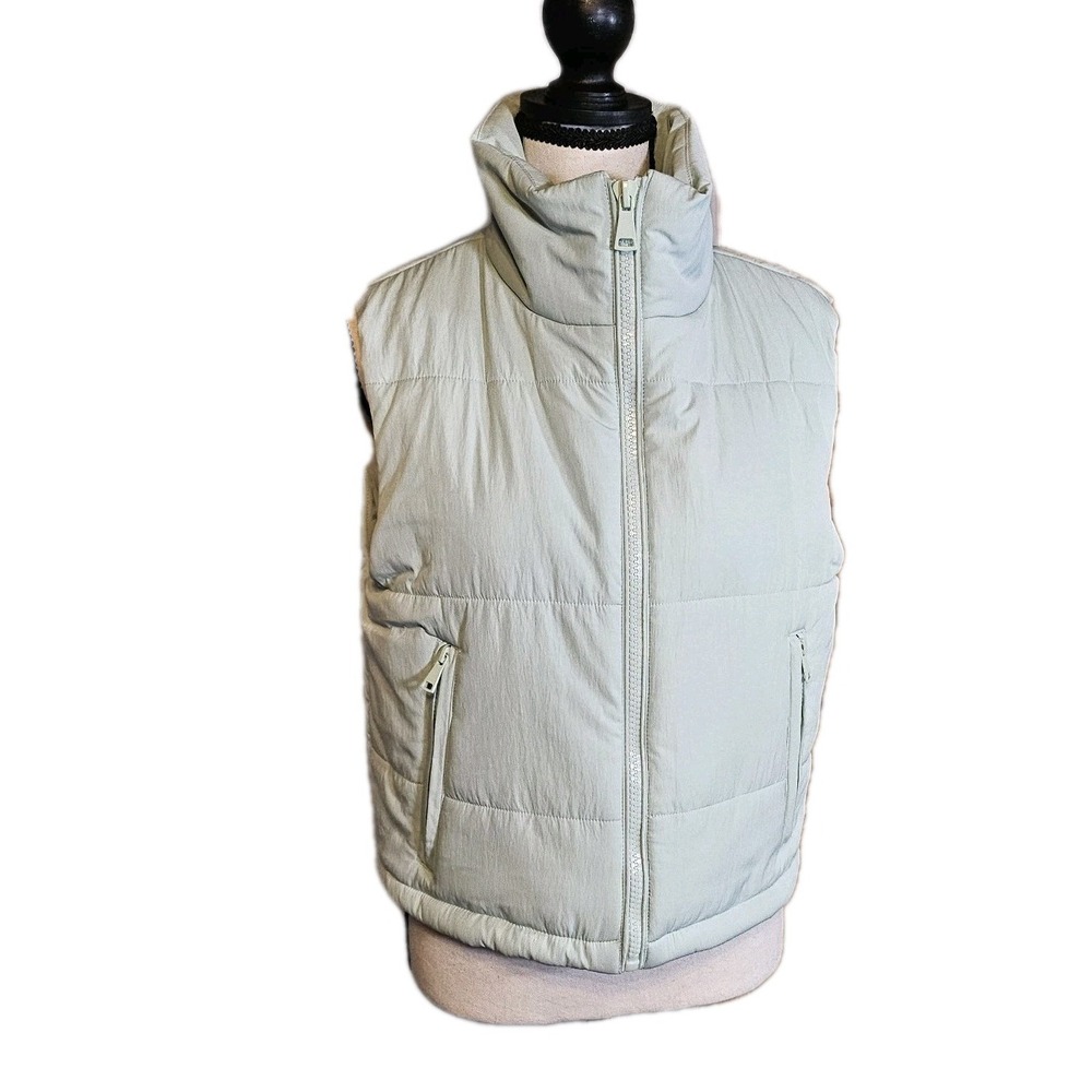 HYFVE Puffer Vest Seafoam Green Womens SZ S NWT